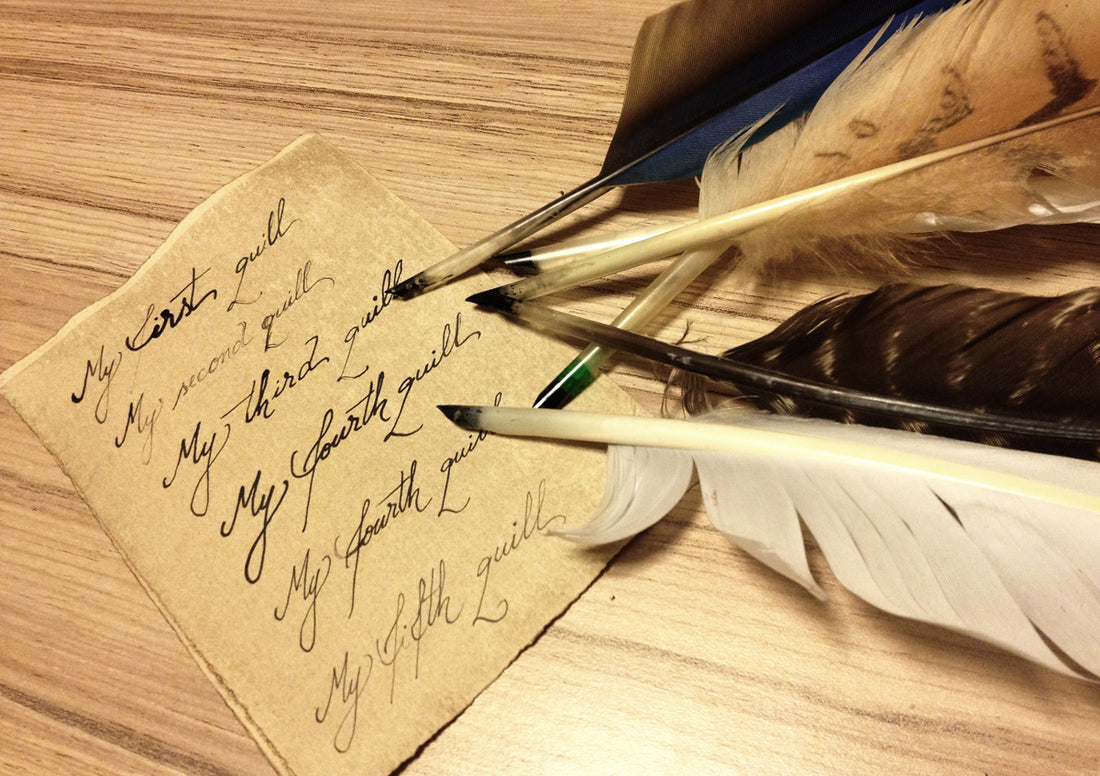 feather quill tutorial