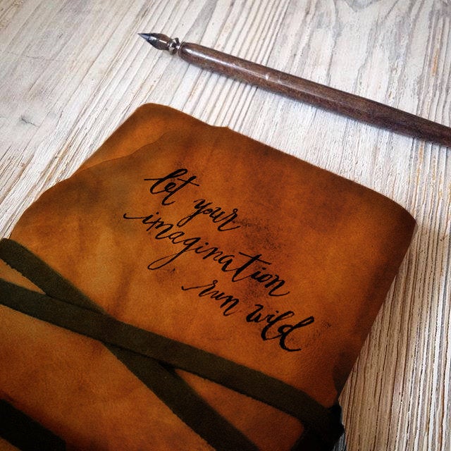 personalized leather journal, custom monogram, vintage style, travel notebook, brown journal