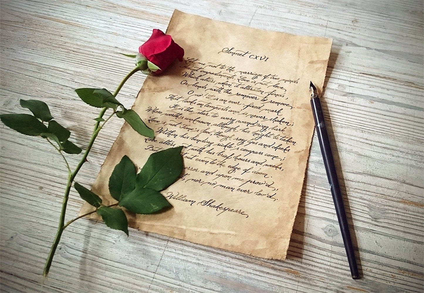 custom love letter, wedding vows calligraphy on vintage style paper handwritten anniversary romantic gift old handwriting