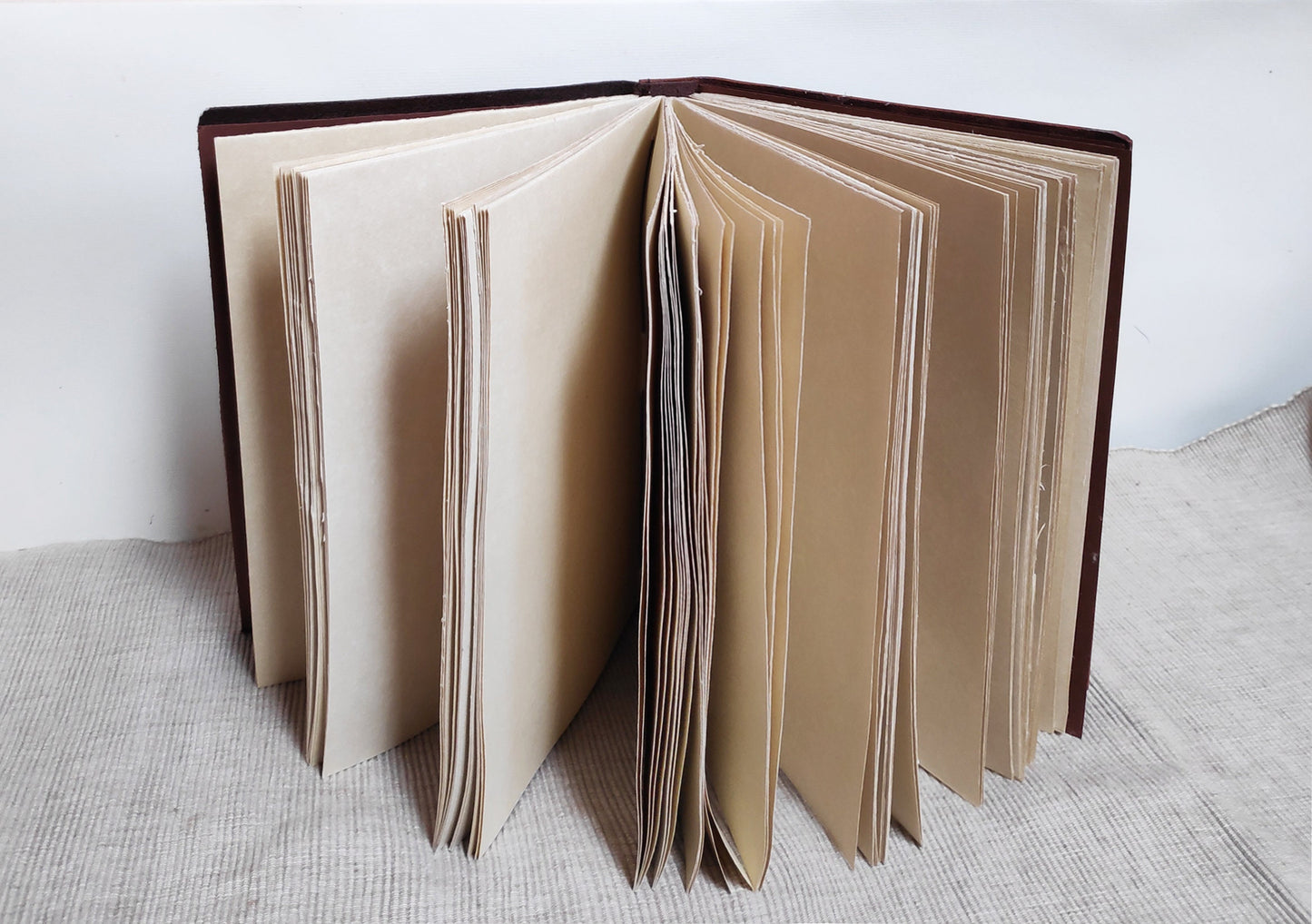 leather journal, large brown leather journal, leather diary, medieval style journal with vintage style pages, blank book, travel journal