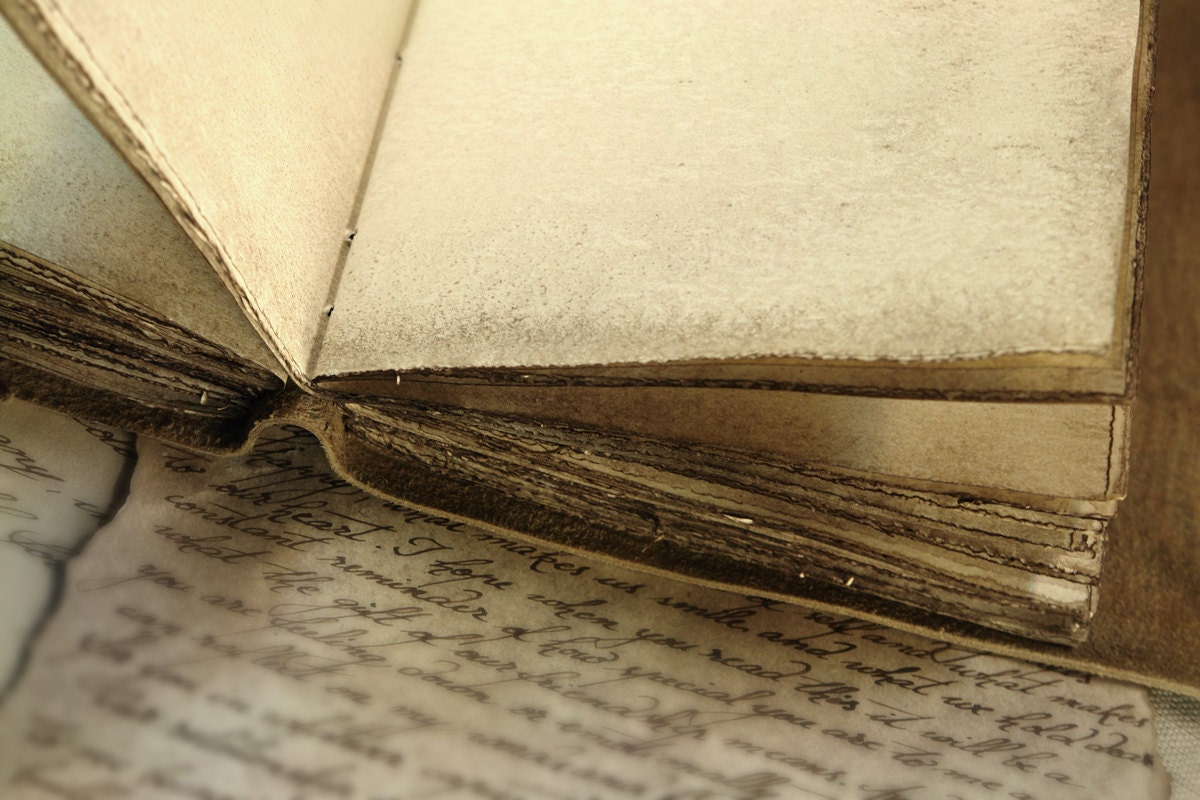 Vetus Bellatoris - Leather Journal - Handmade Art Journal , Vintage Style - Rustic Primitive Brown Leather Journal , Diary, Rugged Notebook