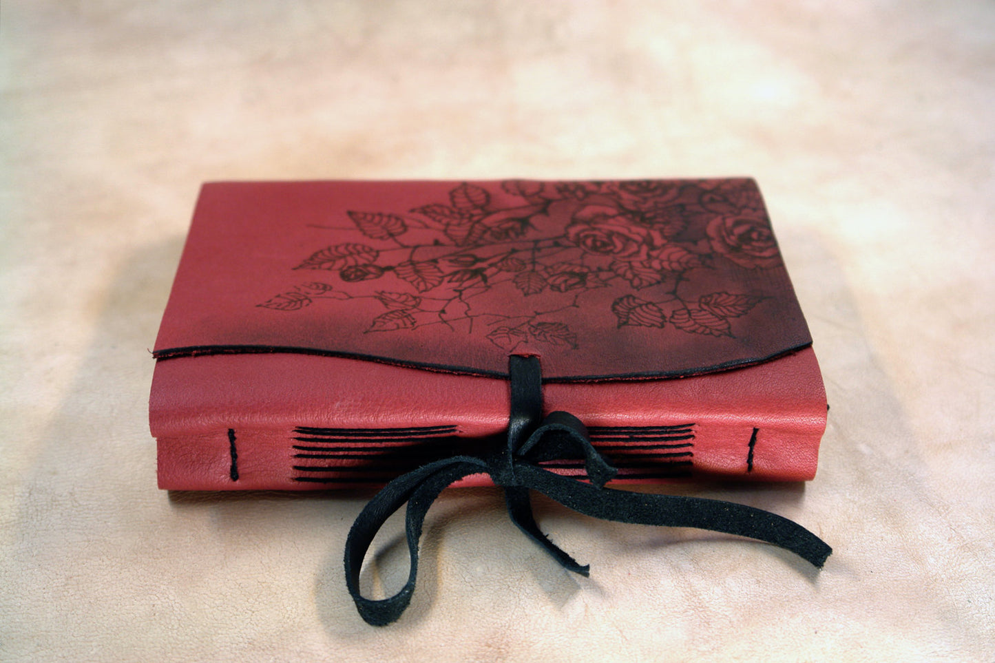 handmade leather journal