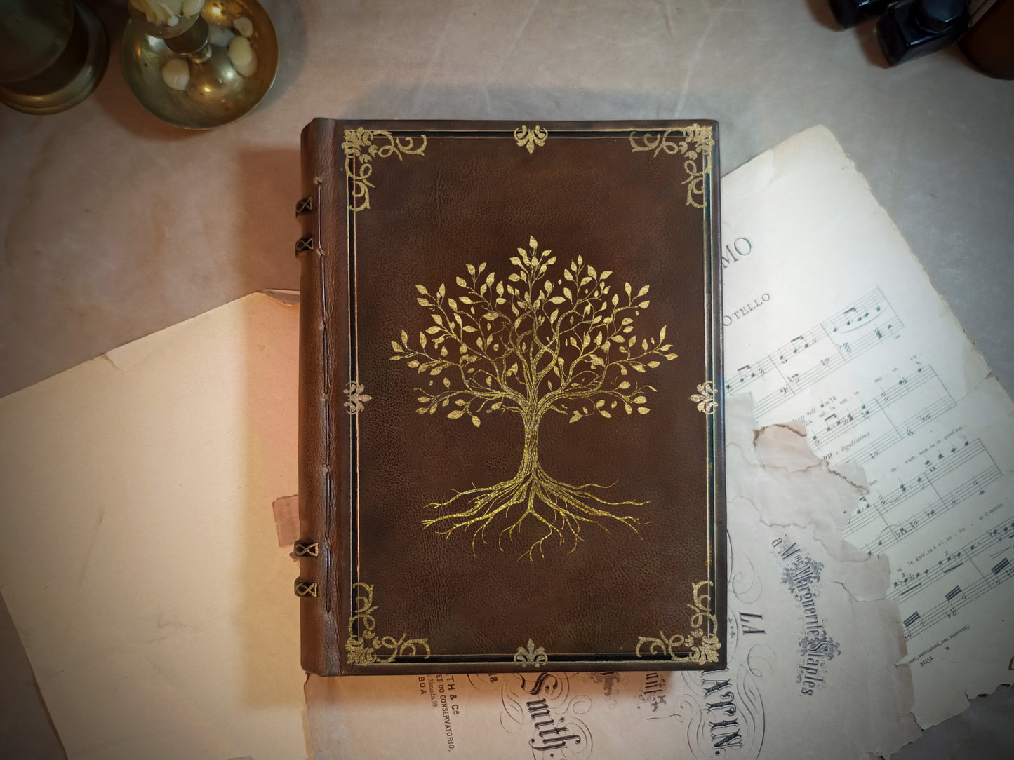 Tree of Life Leather Journal
