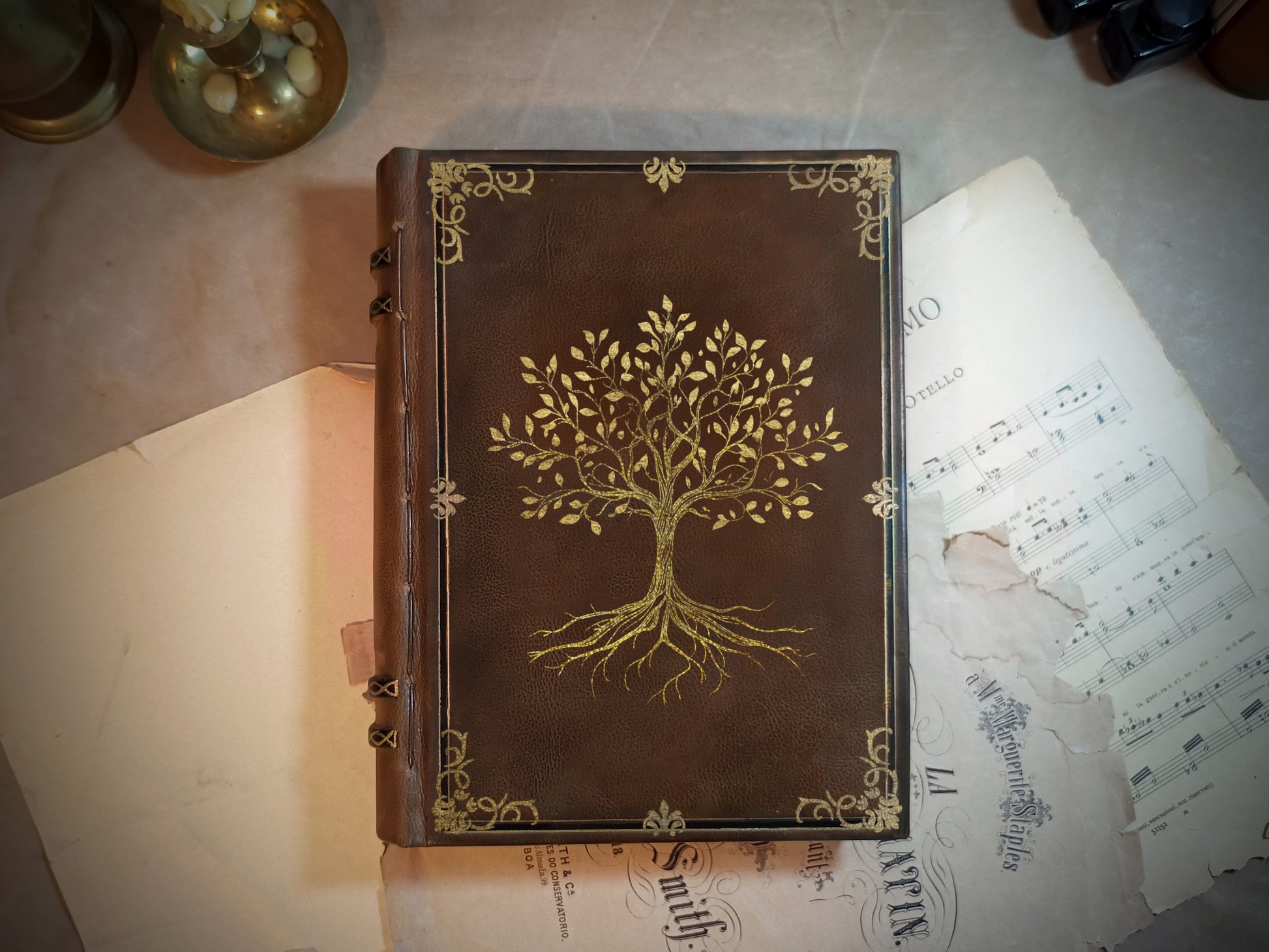 Tree of Life Leather Journal